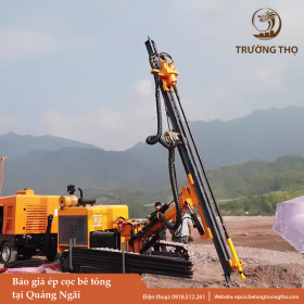 Báo giá ép cọc bê tông tại Quảng Ngãi