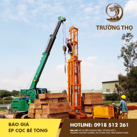 Báo giá ép cọc bê tông