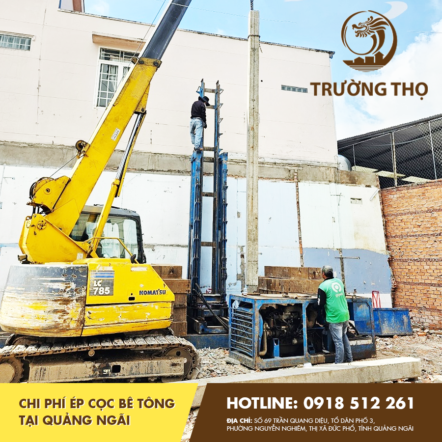 chi phí ép cọc bê tông