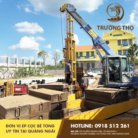 Đơn vị ép cọc bê tông uy tín tại Quảng Ngãi