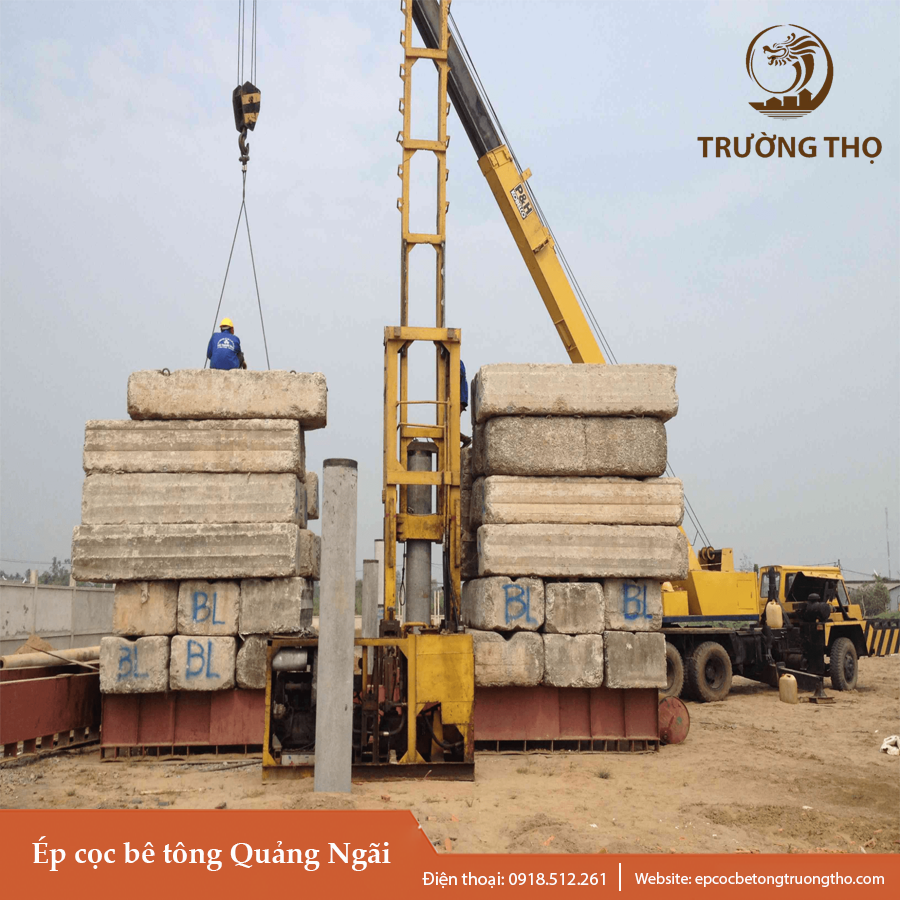 Ép cọc bê tông uy tín tại Quảng Ngãi
