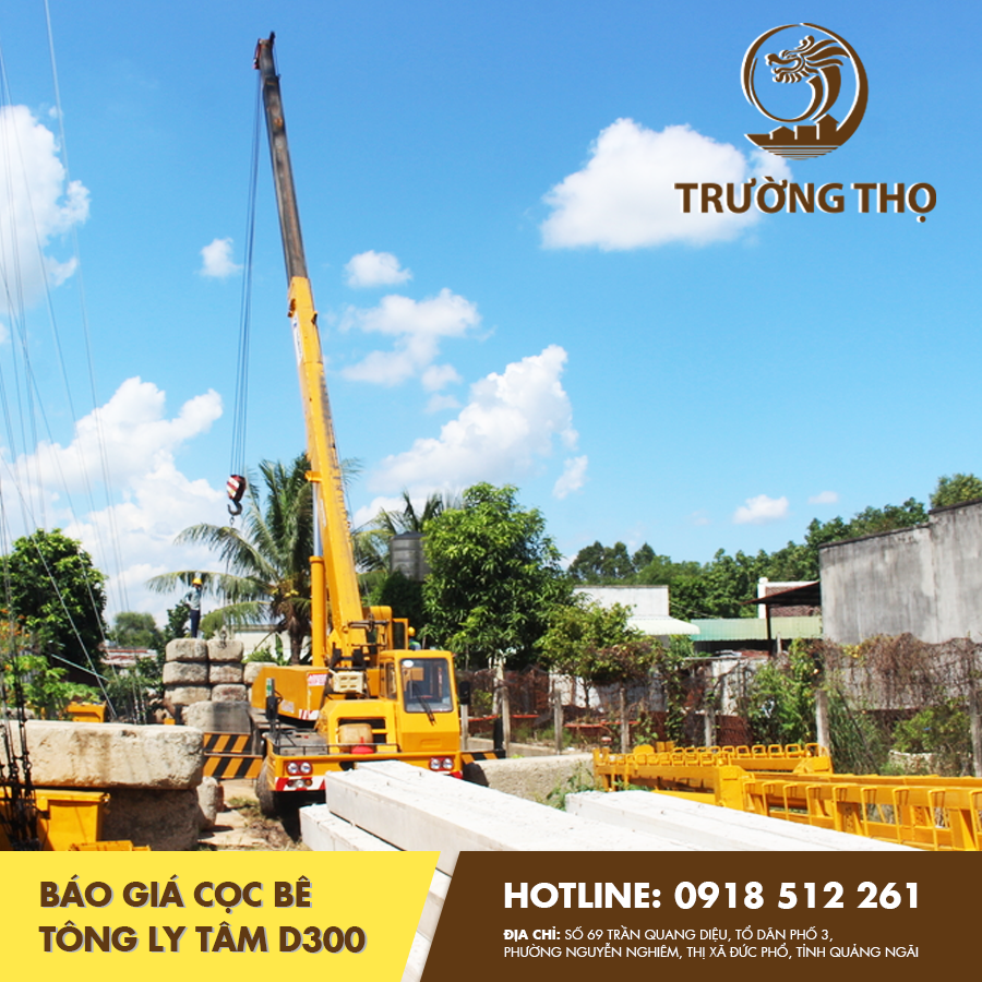 báo giá cọc bê tông ly tâm d300