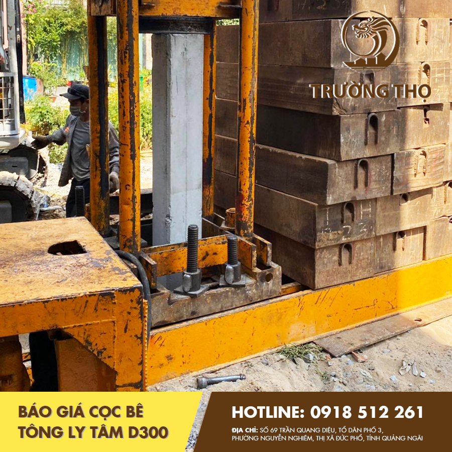 báo giá cọc bê tông ly tâm d300