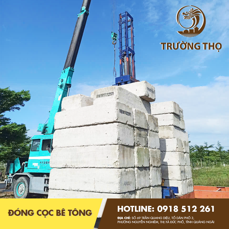 đóng cọc bê tông