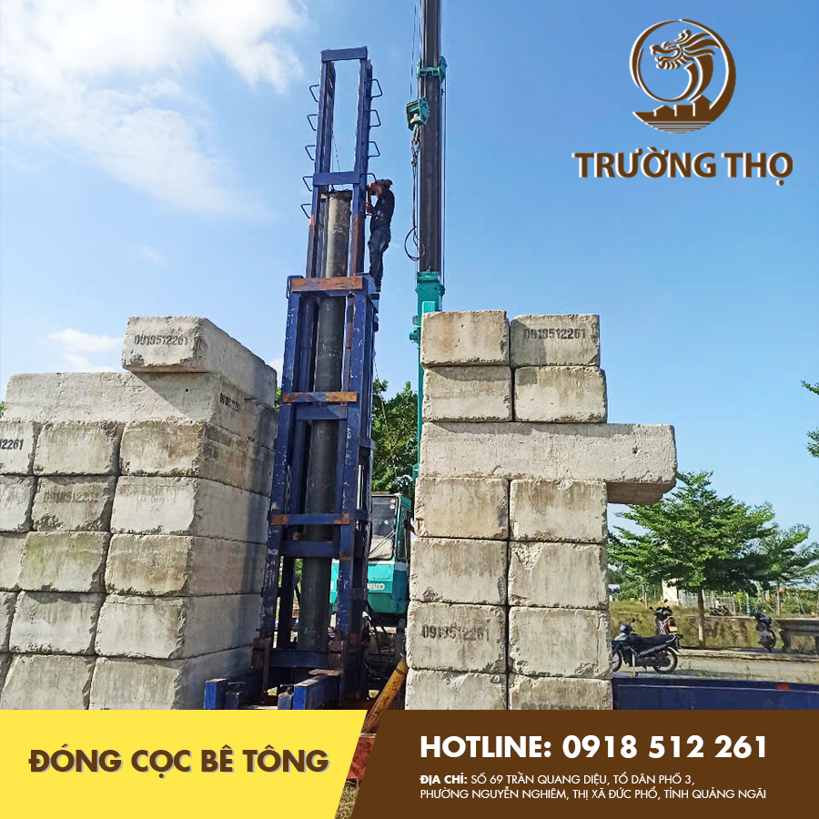 đóng cọc bê tông