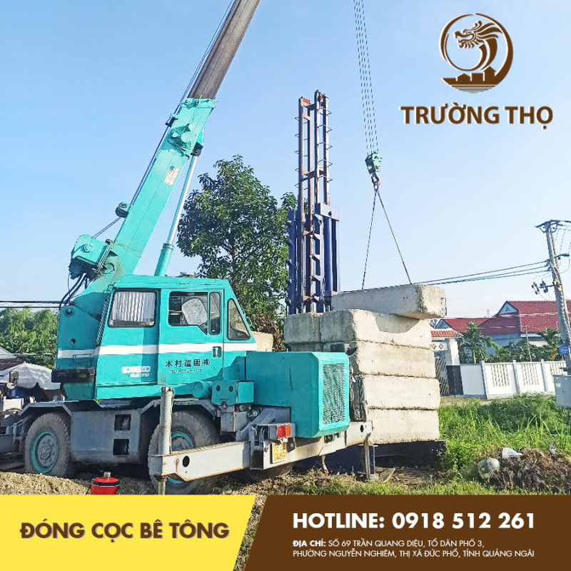đóng cọc bê tông