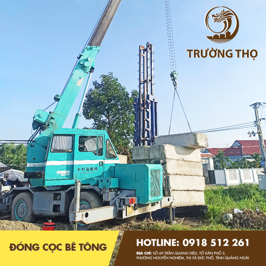 đóng cọc bê tông