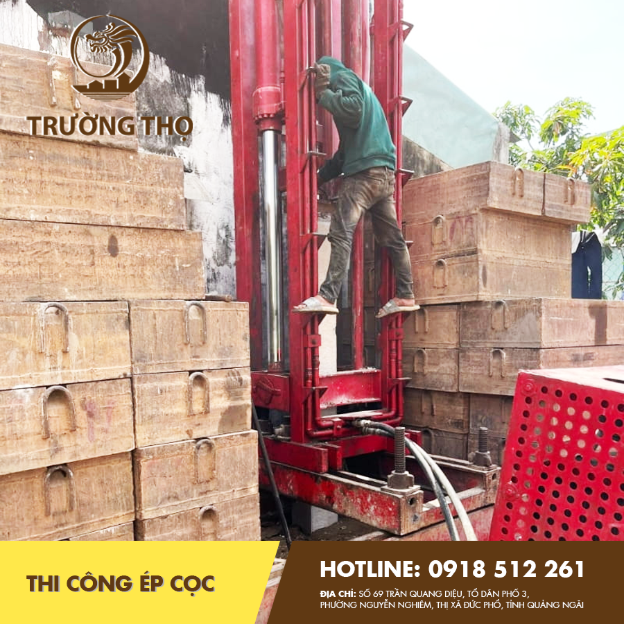 thi công ép cọc
