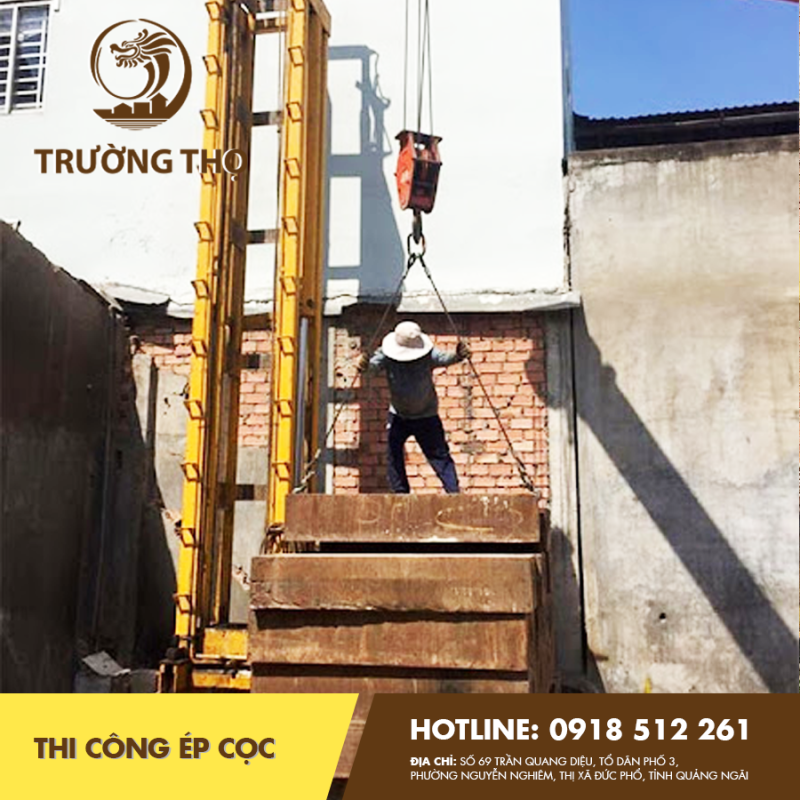thi công ép cọc