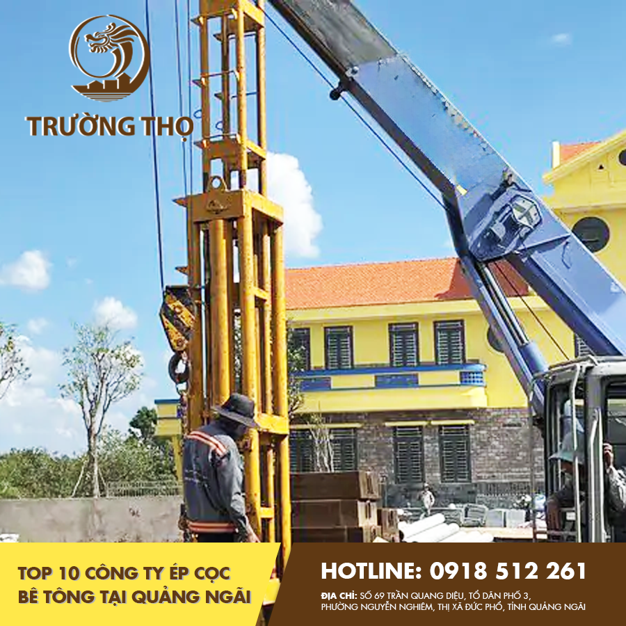 Top 10 công ty ép cọc bê tông tại Quảng Ngãi