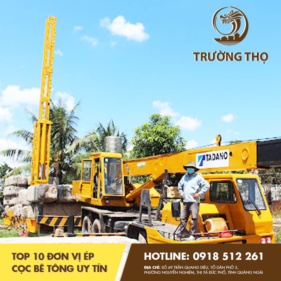 Top 10 đơn vị ép cọc bê tông uy tín