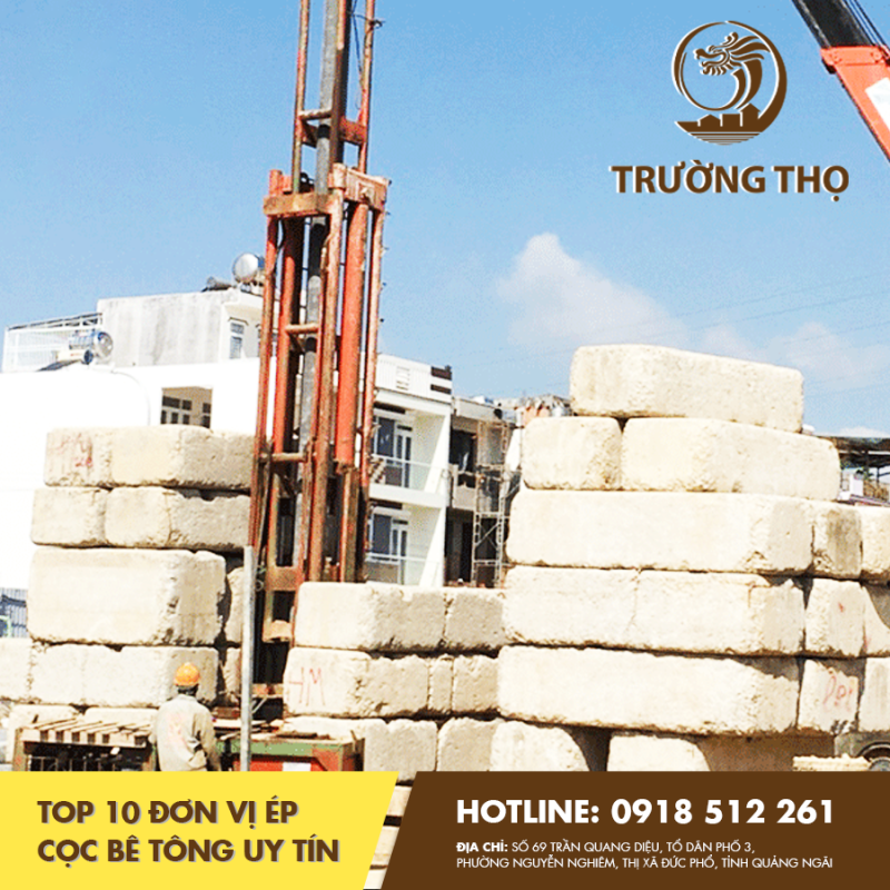 Top 10 đơn vị ép cọc bê tông uy tín