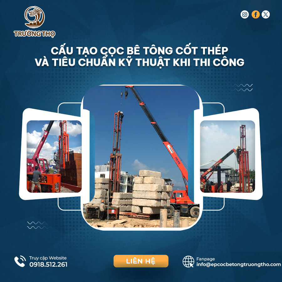 Ép cọc bê tông giá rẻ, tiết kiệm chi phí xây dựng.