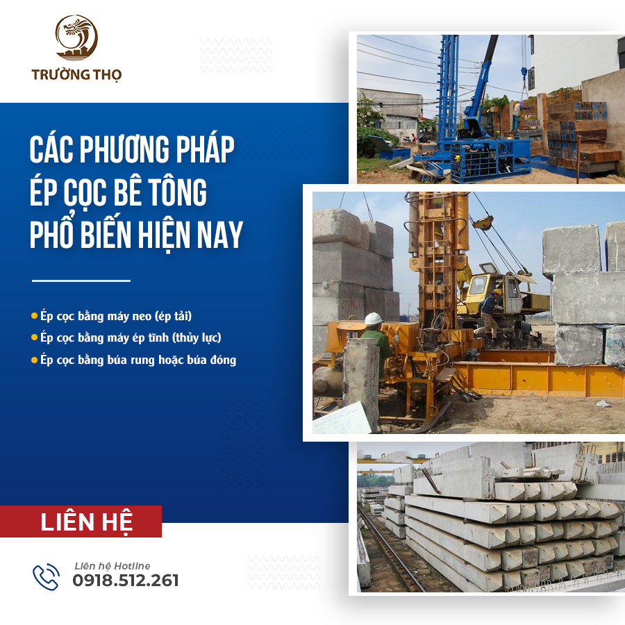 Giá ép cọc tại Quảng Ngãi phù hợp cho nhà phố và công trình lớn.